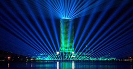 江門譚江半島大型光影秀